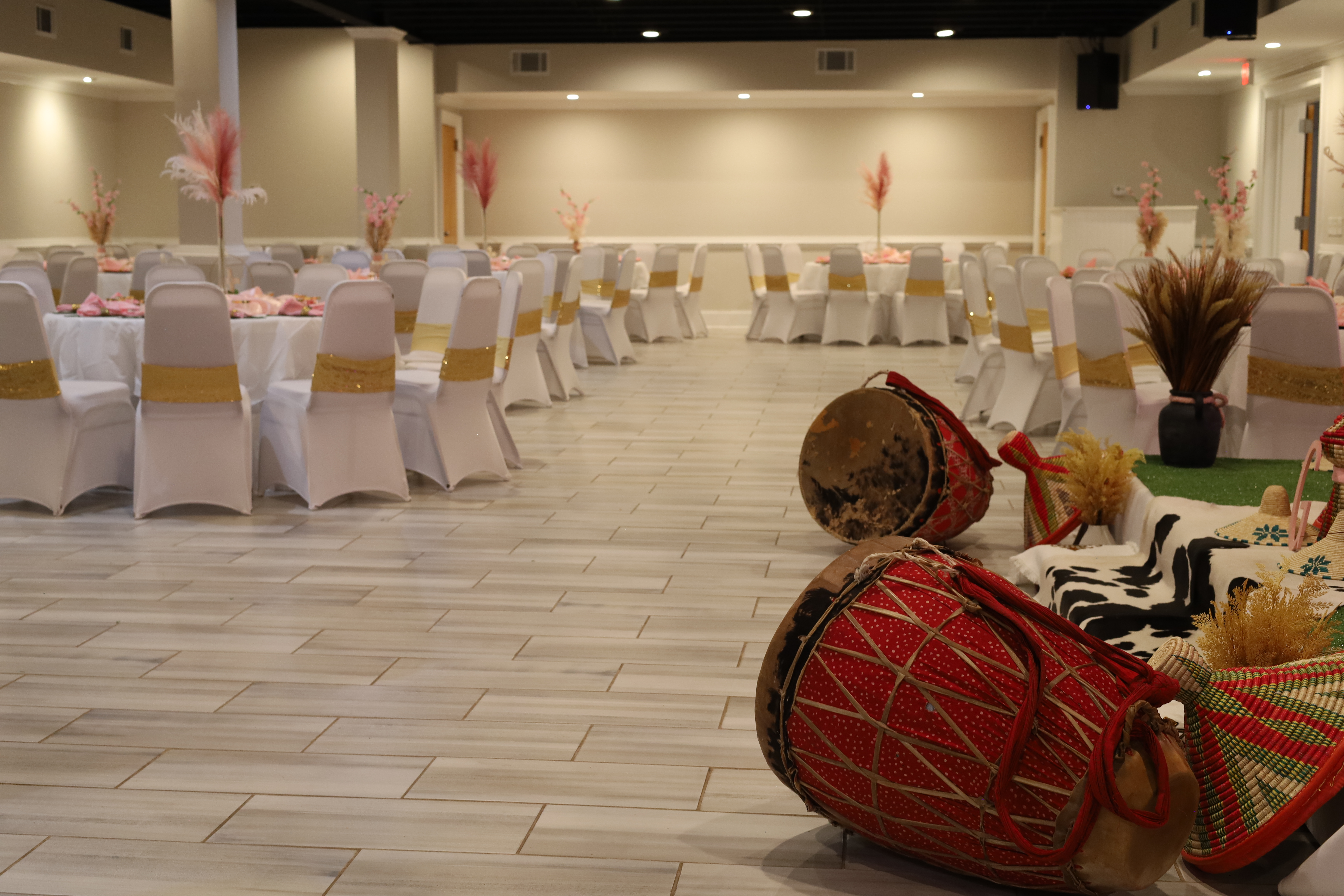Saba Event Hall — set for an event